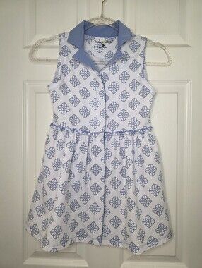 Turtles & Tees Girls' Sleeveless Golf Dress Sz M